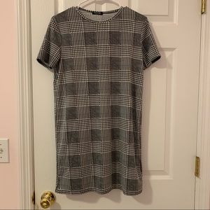 Houndstooth Shift Dress from Nasty Gal